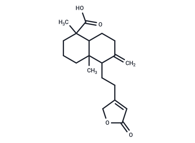 dimethyl-6-methylidene-5-[2-(5-oxo-dihydrofuran-3-yl)ethyl]-decahydronaphthalene-carboxylic acid