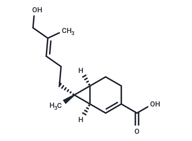 (1R,6S,7R)-7-[5-hydroxy-4-methylpent-3-en-1-yl]-7-methylbicyclo[4.1.0]hept-2-ene-3-carboxylic acid