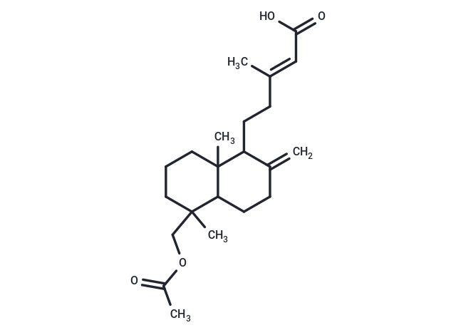 5-{5-[(acetyloxy)methyl]-dimethyl-2-methylidene-decahydronaphthalen-1-yl}-3-methylpent-2-enoic acid