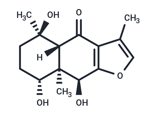 5,8,9-trihydroxy-3,5,8a-trimethyl-4H,4aH,5H,6H,7H,8H,8aH,9H-naphtho[2,3-b]furan-4-one