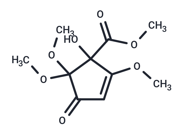 methyl 1-hydroxy-2,5,5-trimethoxy-4-oxocyclopent-2-ene-1-carboxylate