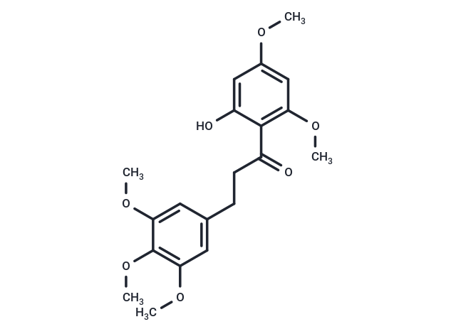 1-(2-hydroxy-4,6-dimethoxyphenyl)-3-(3,4,5-trimethoxyphenyl)propan-1-one