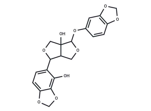 5-[4-(2H-1,3-benzodioxol-5-yloxy)-hydroxy-hexahydrofuro[3,4-c]furan-1-yl]-2H-1,3-benzodioxol-4-ol
