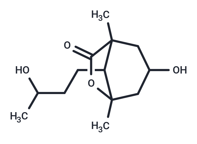 3-hydroxy-8-(3-hydroxybutyl)-1,5-dimethyl-6-oxabicyclo[3.2.1]octan-7-one