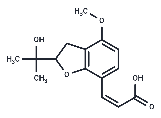 (2Z)-3-[2-(2-hydroxypropan-2-yl)-4-methoxy-2,3-dihydro-1-benzofuran-7-yl]prop-2-enoic acid