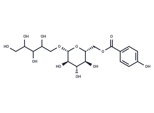 3,4,5-trihydroxy-6-[(2,3,4,5-tetrahydroxypentyl)oxy]oxan-2-yl]methyl 4-hydroxybenzoate