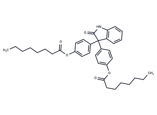 Oxyphenisatin dioctanoate