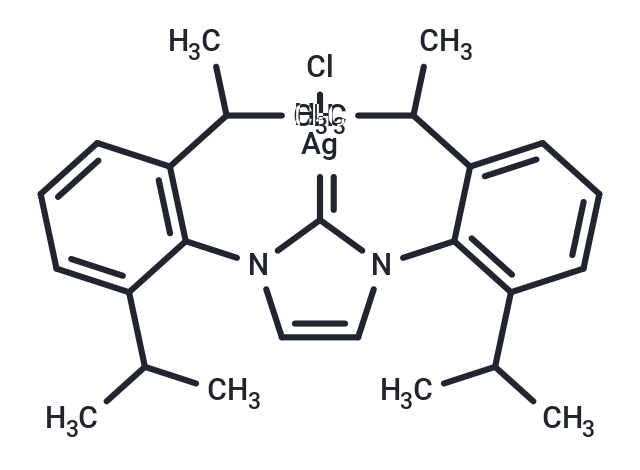 [1,3-Bis(diisopropylphenyl)-2-imidazolylidene]chlorosilver