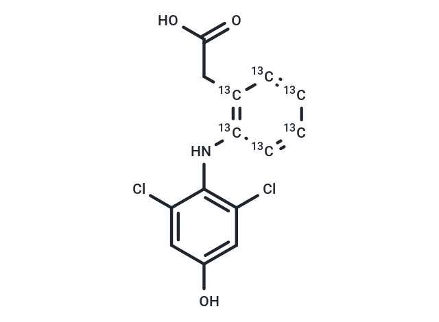 4'-Hydroxydiclofenac-[13C6] (Standard)