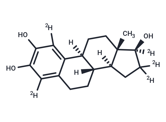 2-Hydroxy-17β-Estradiol-1,4,16,16,17-[D5] (Standard)
