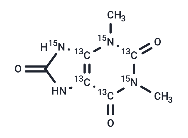 1,3-Dimethyluric Acid-[13C4,15N3] (Standard)