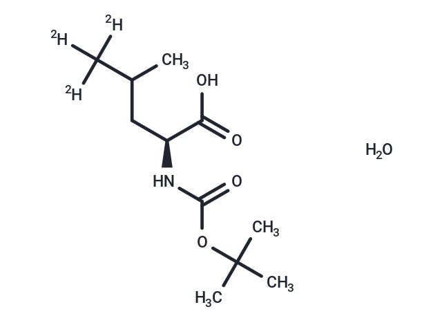 L-Leucine-D3-N-T-Boc H2O (Methyl-D3) (Standard)