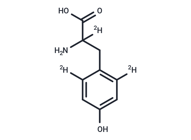 Dl-4-Hydroxyphenyl-2,6-D2-Alanine-2-D1 (Standard)