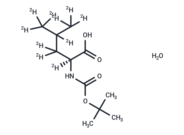 L-Leucine-D10-N-T-Boc H2O (Standard)