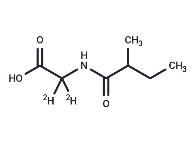 (±)-N-2-Methylbutyrylglycine-2,2-D2 (Standard)