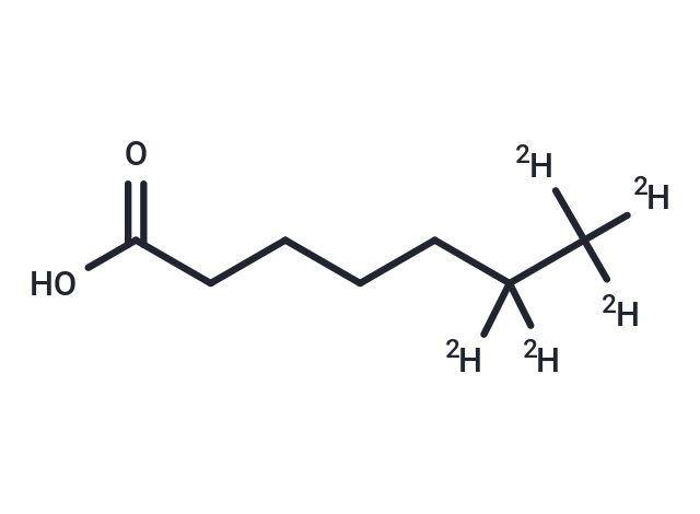 Heptanoic-6.6.7.7.7-[D5] Acid (Standard)