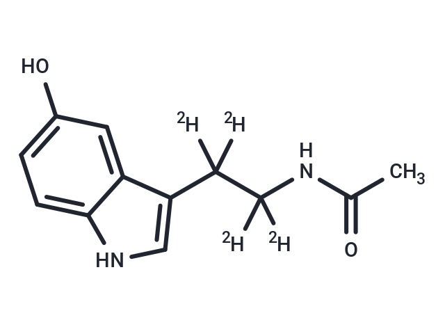 N-Acetyl-5-Hydroxytryptamine-[D4] (Standard)