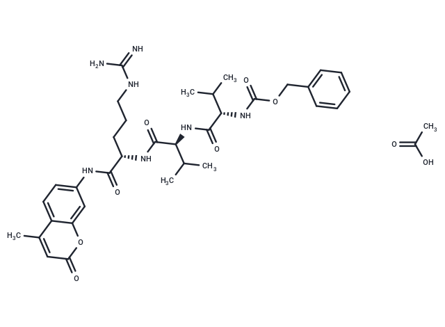 Z-Val-Val-Arg-AMC acetate (124485-41-2 Free base)