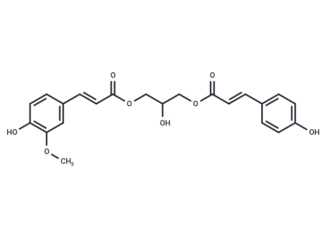 1-O-p-Coumaroyl-3-O-feruloylglycerol