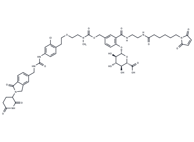 MC-amide-C2-amide-(β-D-GlcUA)-amide-PEG1-CH2-CC-885