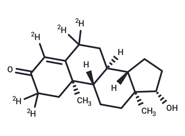 Testosterone-D5 in Methanol, Concentration: 100µg/mL (Standard)