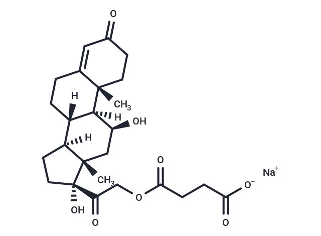 Hydrocortisone hemisuccinate sodium