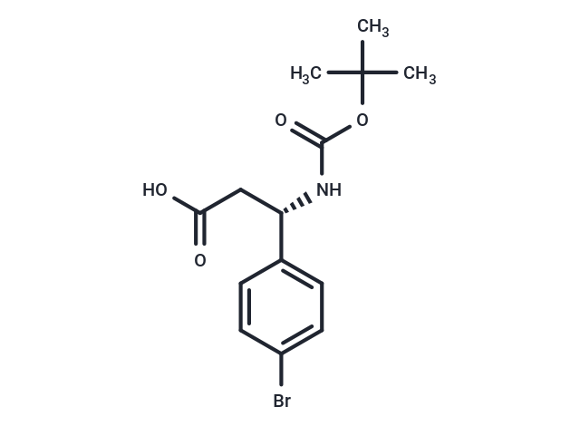 (S)-3-(4-Bromophenyl)-3-((tert-butoxycarbonyl)amino)propanoic acid