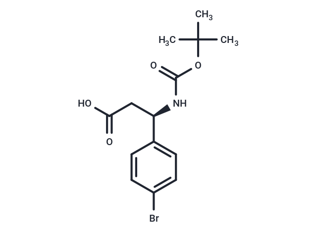 (R)-3-(4-Bromophenyl)-3-((tert-butoxycarbonyl)amino)propanoic acid