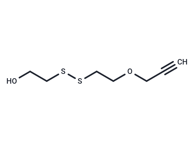 Propargyl-PEG1-SS-alcohol