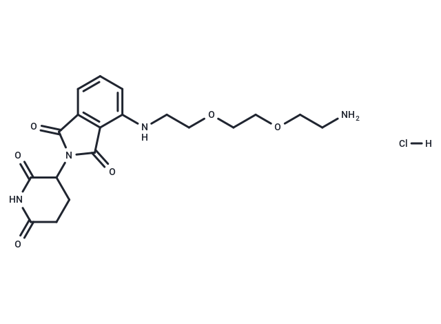 Thalidomide-PEG2-C2-NH2 hydrochloride