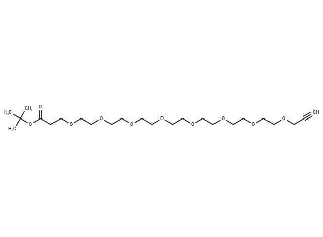Propargyl-PEG8-Boc
