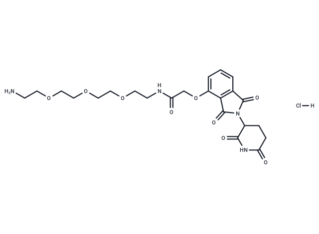Thalidomide-O-amido-PEG3-C2-NH2 hydrochloride