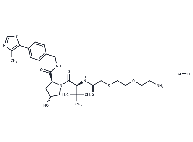 (S,R,S)-AHPC-PEG2-NH2 hydrochloride