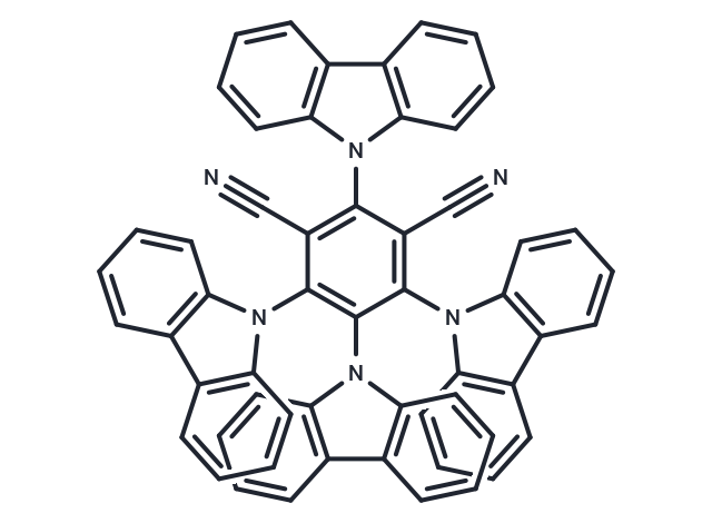 2,4,5,6-Tetra(9H-carbazol-9-yl)-1,3-Dicyanobenzene