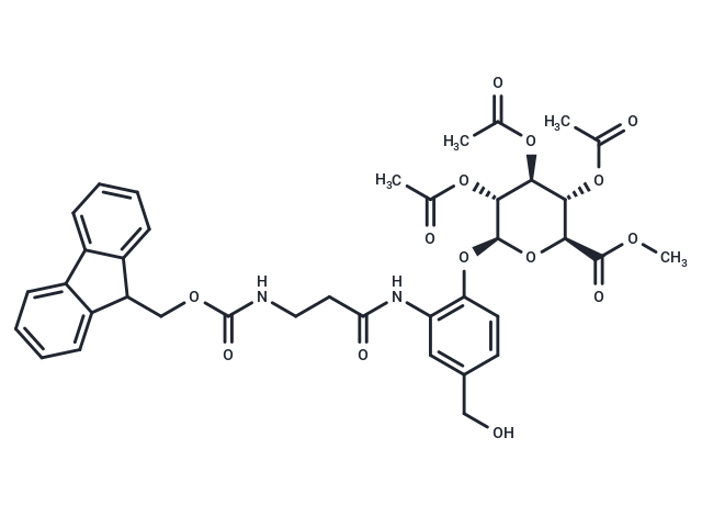 Me-triacetyl-β-D-glucopyranuronate-Ph-CH2OH-Fmoc