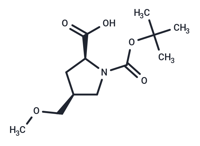 (2S,4S)-1-(tert-Butoxycarbonyl)-4-(methoxymethyl)pyrrolidine-2-carboxylic acid