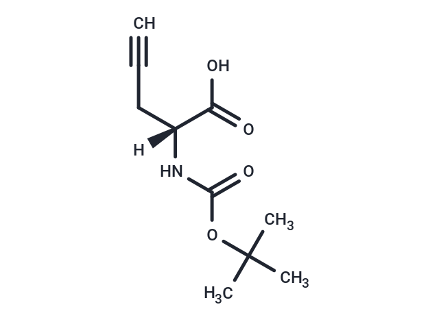 (R)-2-((tert-Butoxycarbonyl)amino)pent-4-ynoic acid