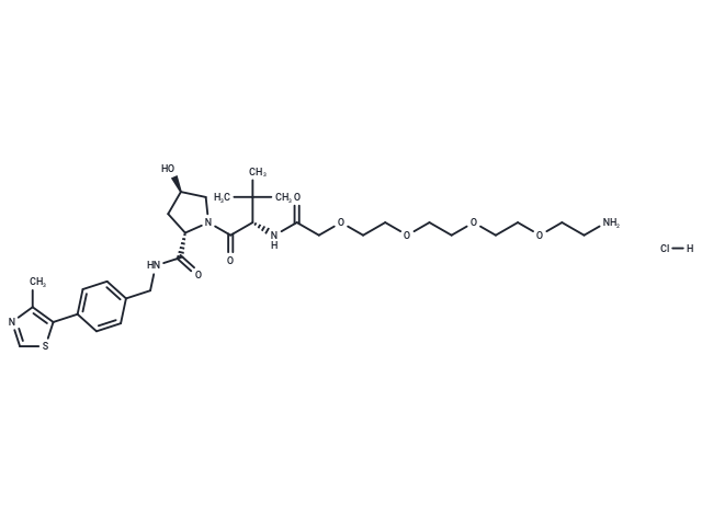 (S,R,S)-AHPC-PEG4-NH2 hydrochloride