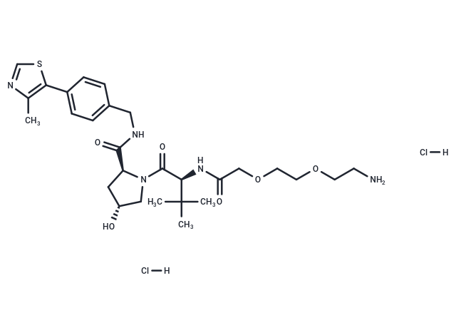 (S,R,S)-AHPC-PEG2-NH2 dihydrochloride
