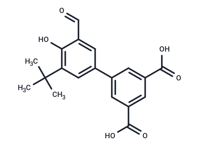 3'-(tert-Butyl)-5'-formyl-4'-hydroxy-[1,1'-biphenyl]-3,5-dicarboxylic acid