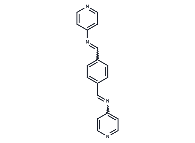 (1E,1'E)-1,1'-(1,4-Phenylene)bis(N-(pyridin-4-yl)methanimine)