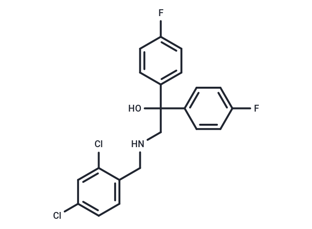 2-((2,4-Dichlorobenzyl)amino)-1,1-bis(4-fluorophenyl)ethanol