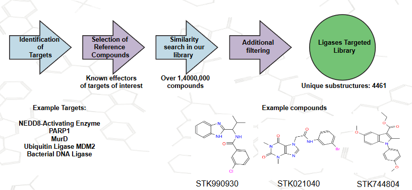  Ligase-Targeted screening library